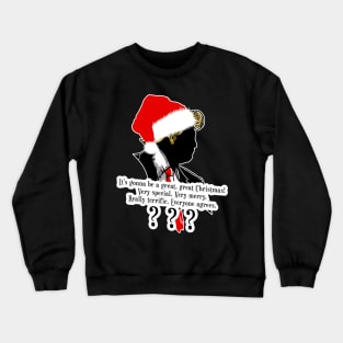 Anti Trump Caricature - Merry Christmas 2 Crewneck Sweatshirt